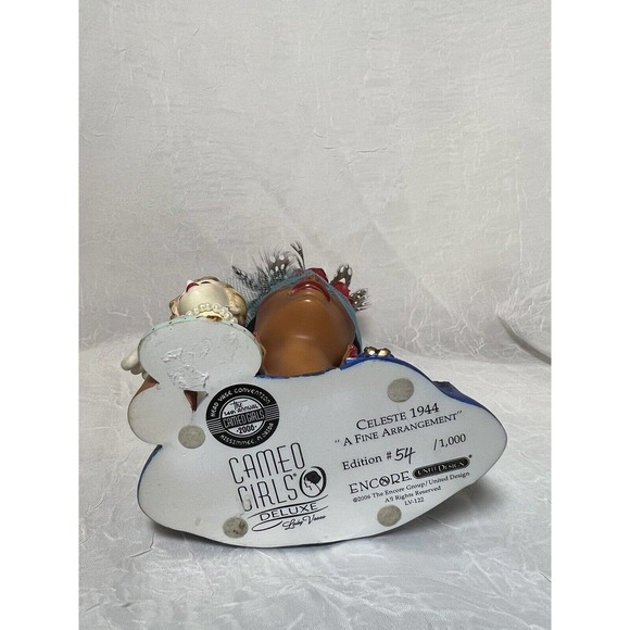 CAMEO GIRLS LV-122 CELESTE 1944 A FINE ARRANGEMENT 2006 ED #54/1000 NO BOX - Picture 7 of 8